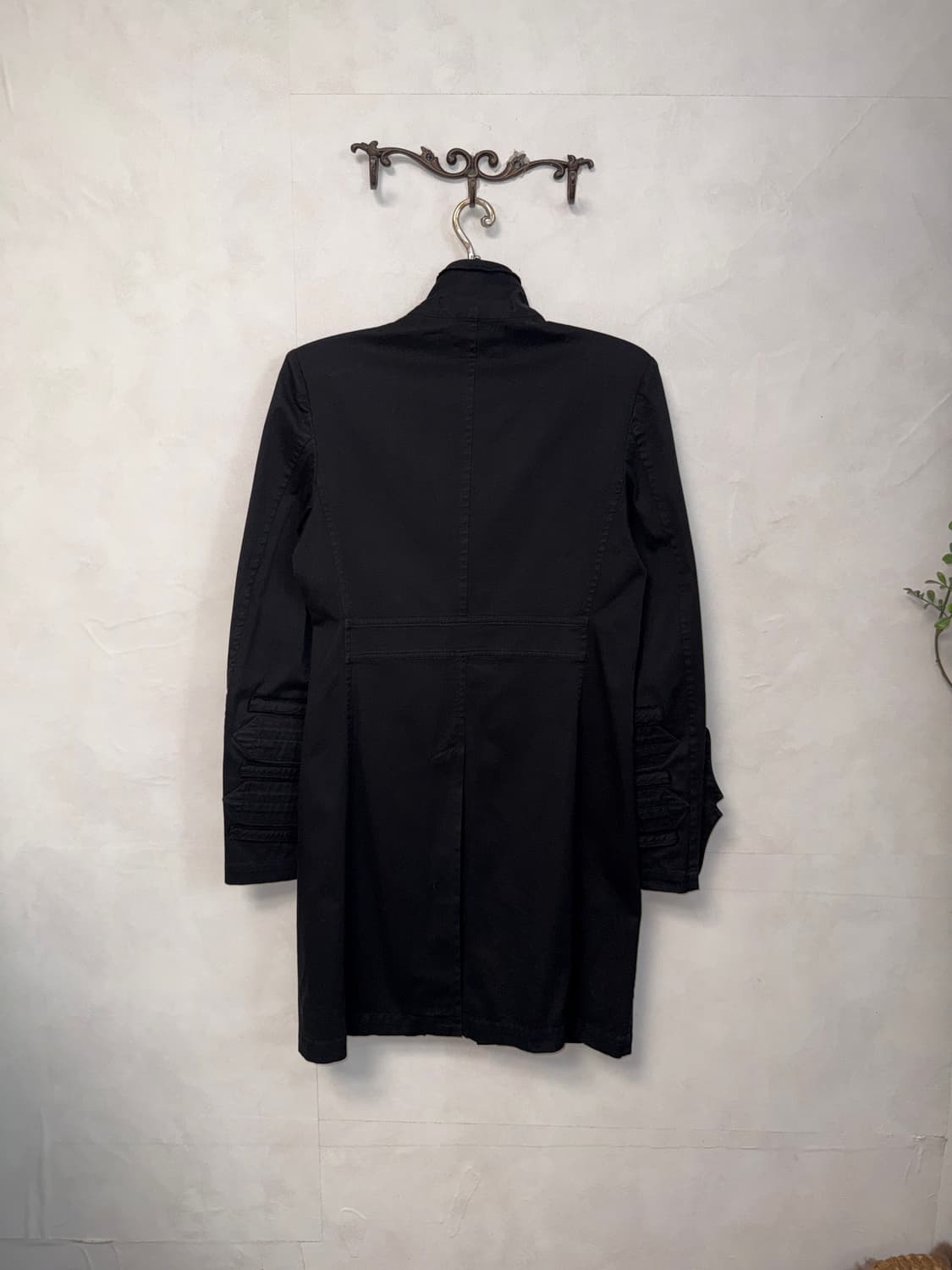 ZUCCA black napoleon button coat jacket 상품이미지5