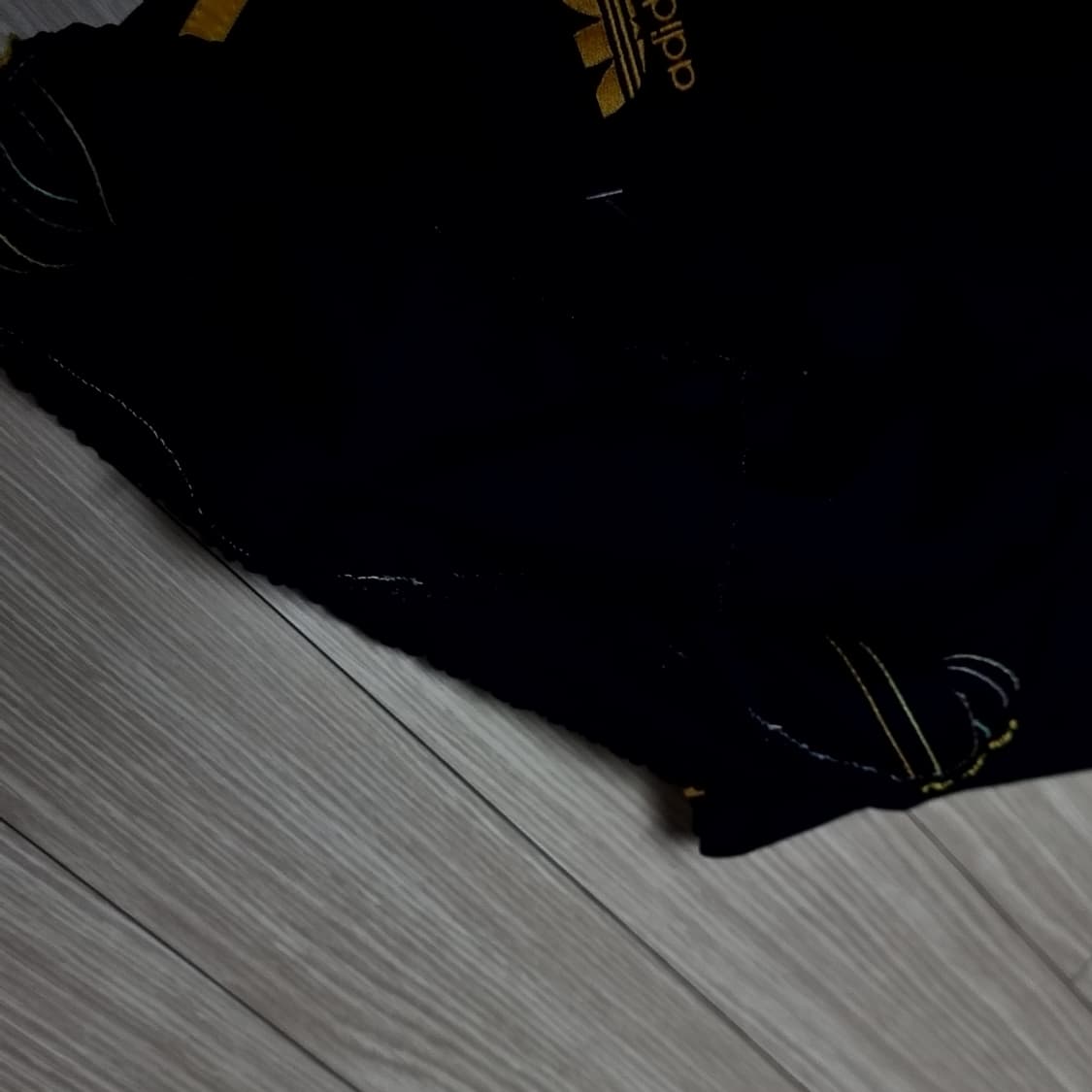 아디다스 삼선 트레이닝 바지 블랙/옐로우(실측) 상품이미지5