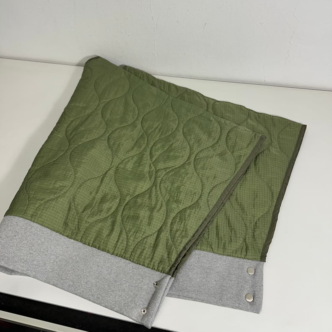 우먼FREE 올라이츠 카키 깔깔이 라이너 케이프 상품이미지3