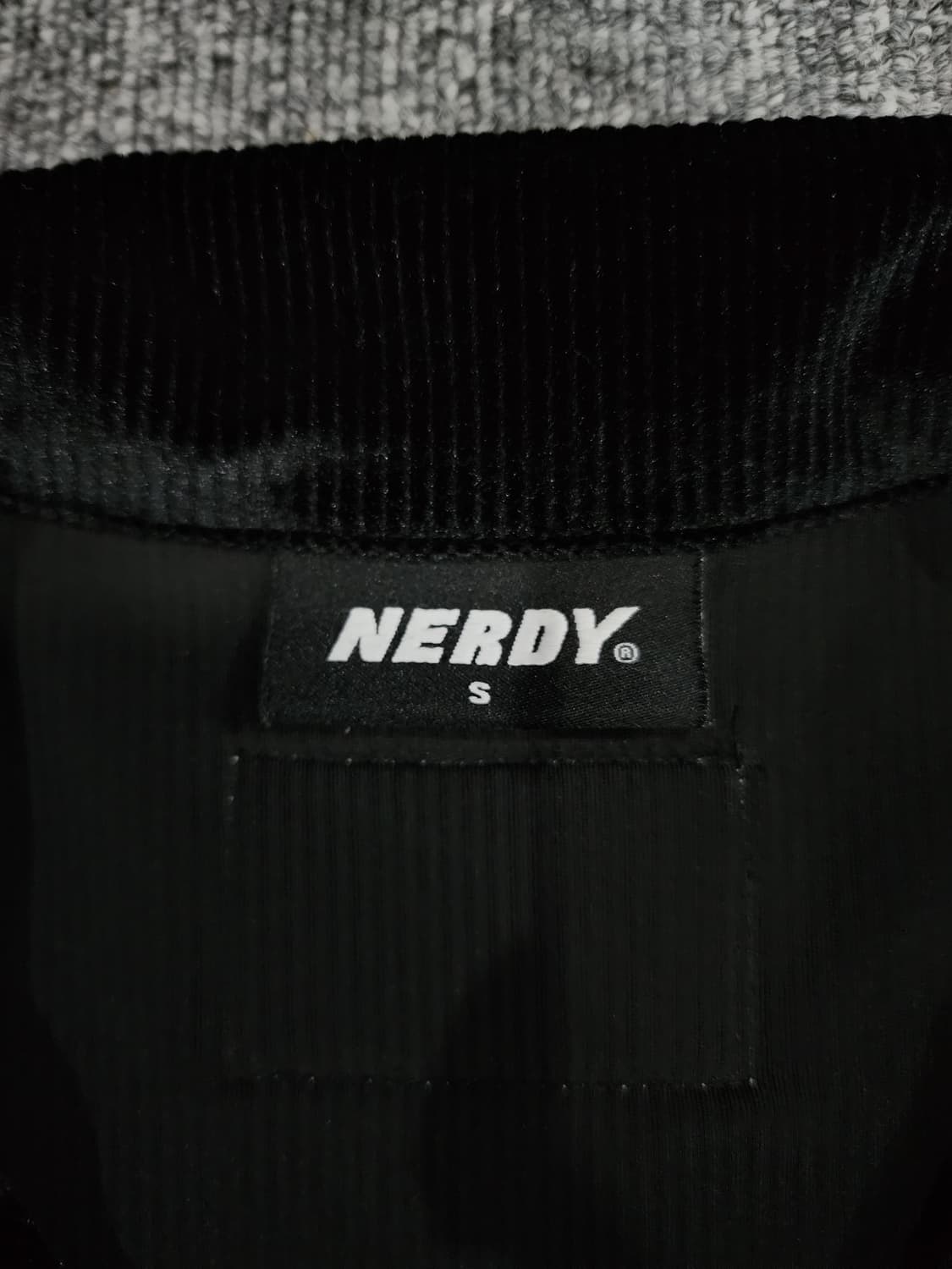 널디 코듀로이 벨벳 트랙탑 져지 S 상품이미지5