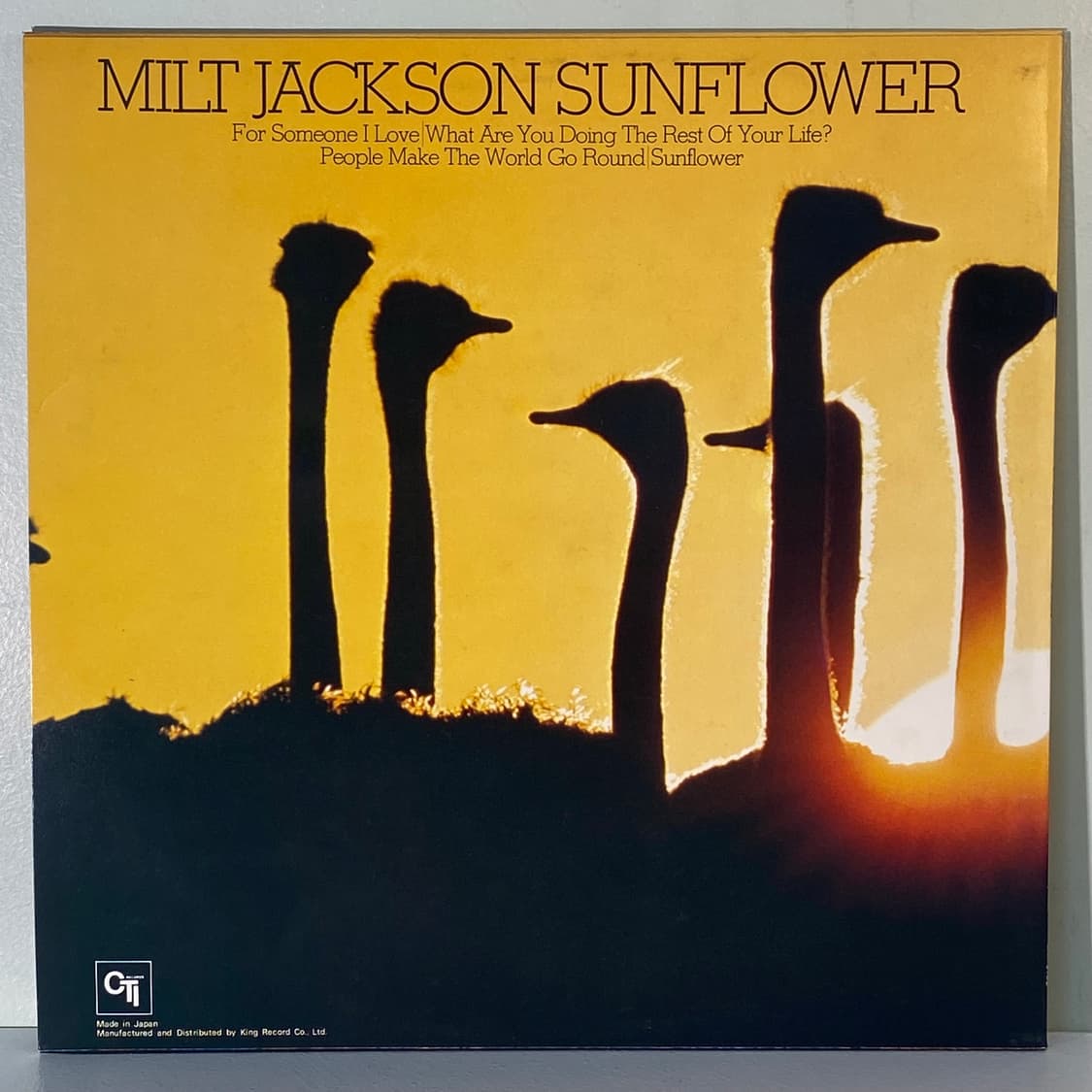 (수입중고LP-재즈) Milt Jackson -Sunflower 상품이미지2