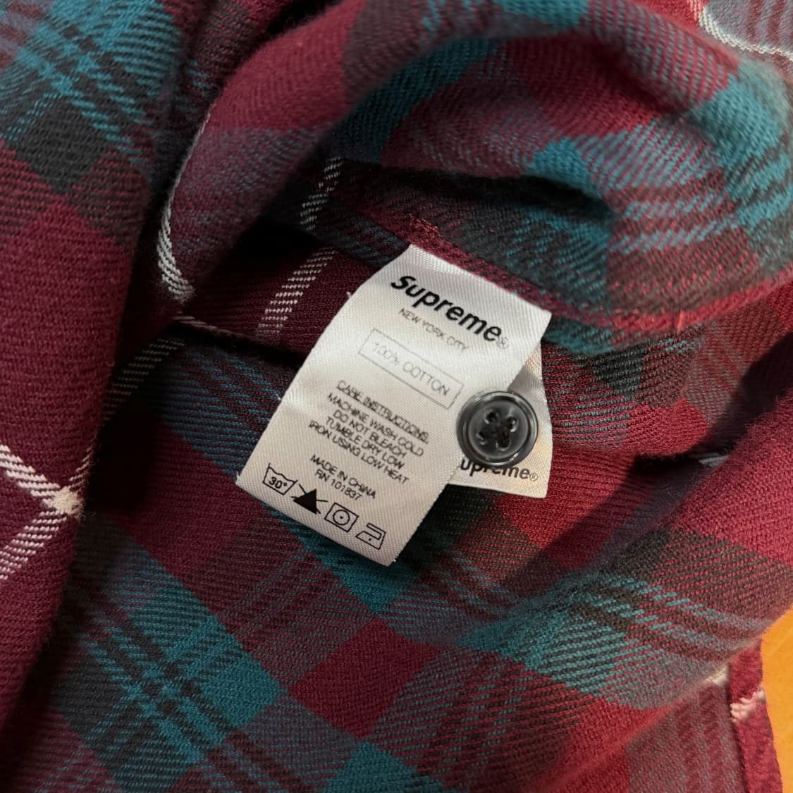 슈프림 플란넬 체크 셔츠 상품이미지9