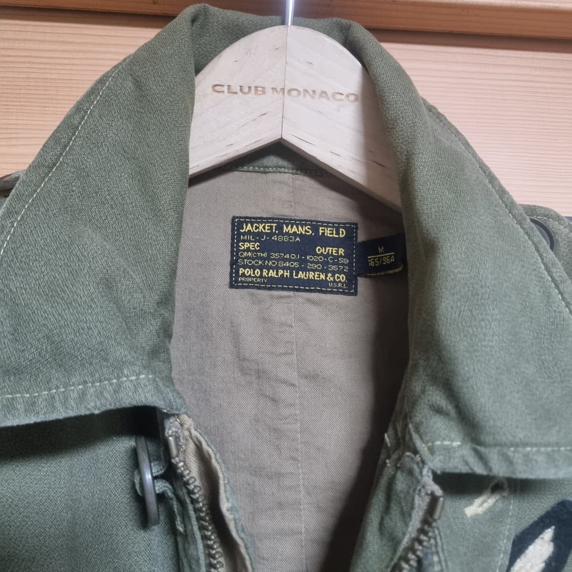 폴로 메이플 야상 m 상품이미지3