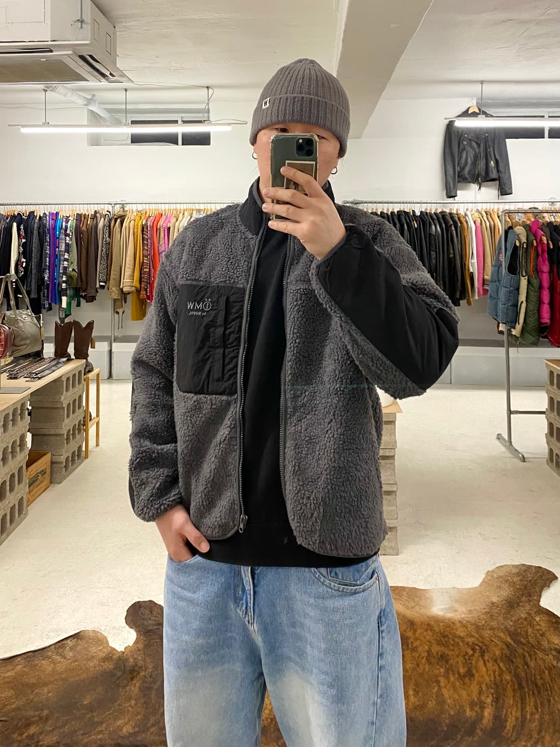 SOPHNET x GU fleece jacket 소프넷 지유 플리스 자켓 상품이미지1