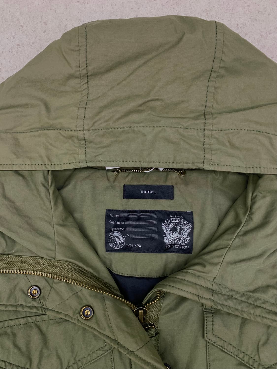 Diesel 디젤 야상누빔 자켓 상품이미지3