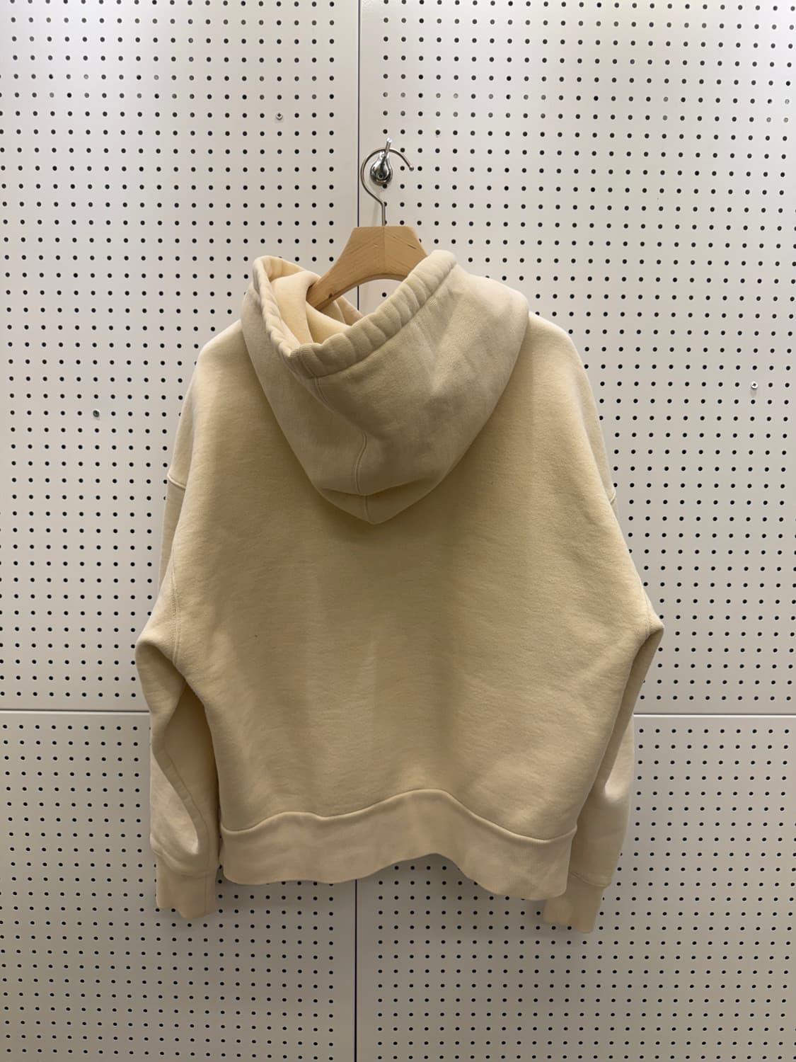 아미 빅하트 로고 후드티 크림 U895 상품이미지3