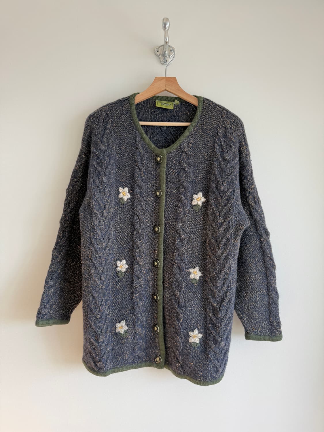 COUNTRY BLUE 헤비울 가디건 상품이미지1