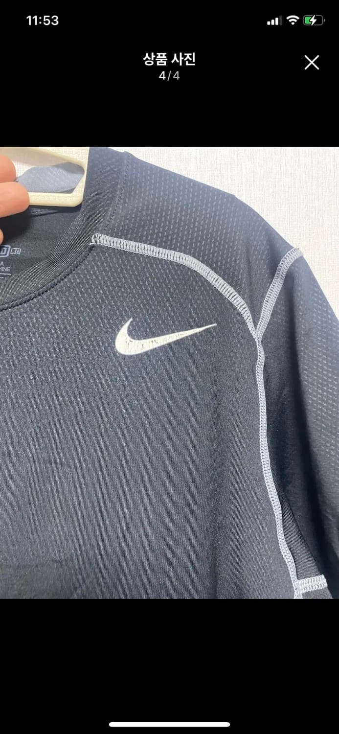 NIKE 나이키 프로 컴뱃 티셔츠 XL사이즈 상품이미지4