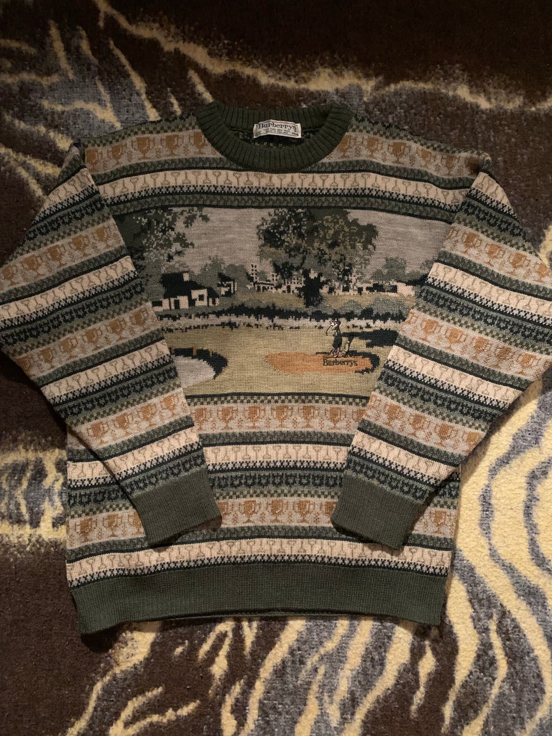 Burberry 80s-90s 골프 니트  상품이미지1