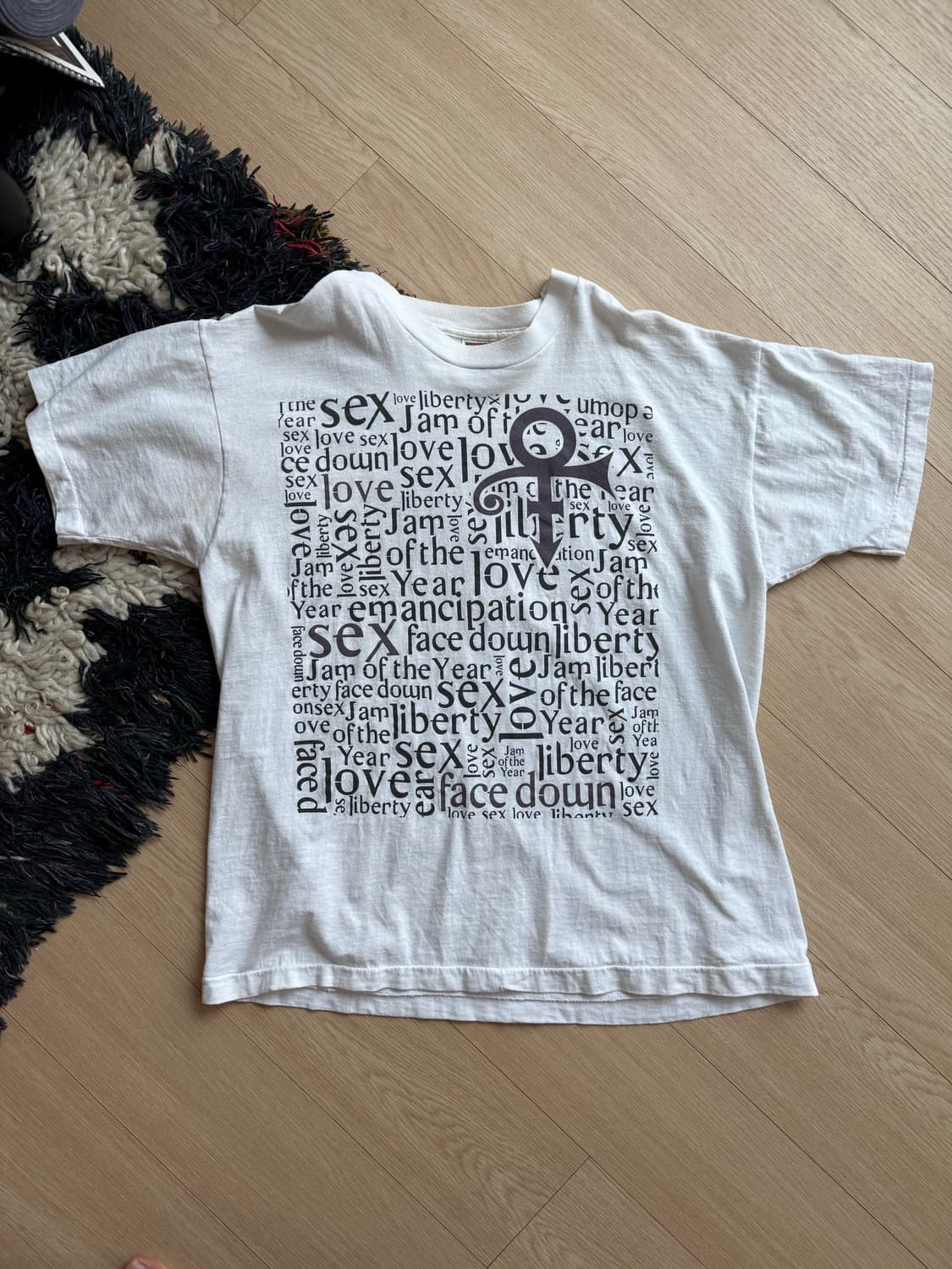 [XL] 90s vtg 프린스 월드투어 티셔츠 상품이미지1