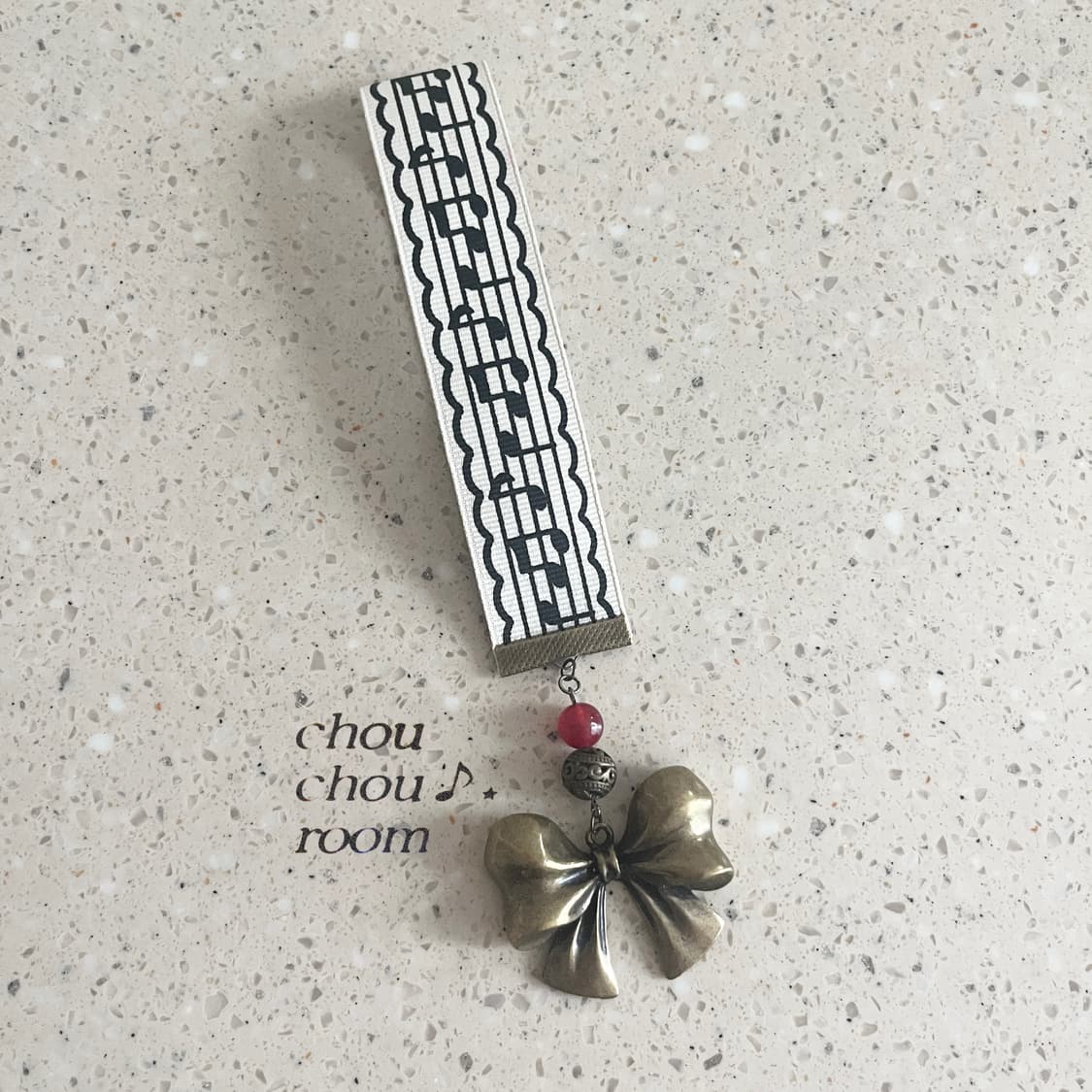 리본 펜던트 책갈피 ⊰antique ribbon⊱ bookmark 상품이미지2