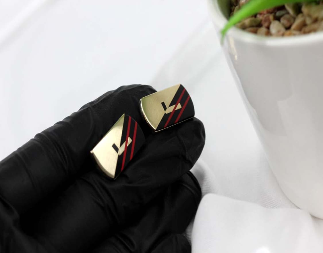 란셀 A-등급 남자 명품 커프스 빈티지 상품이미지4