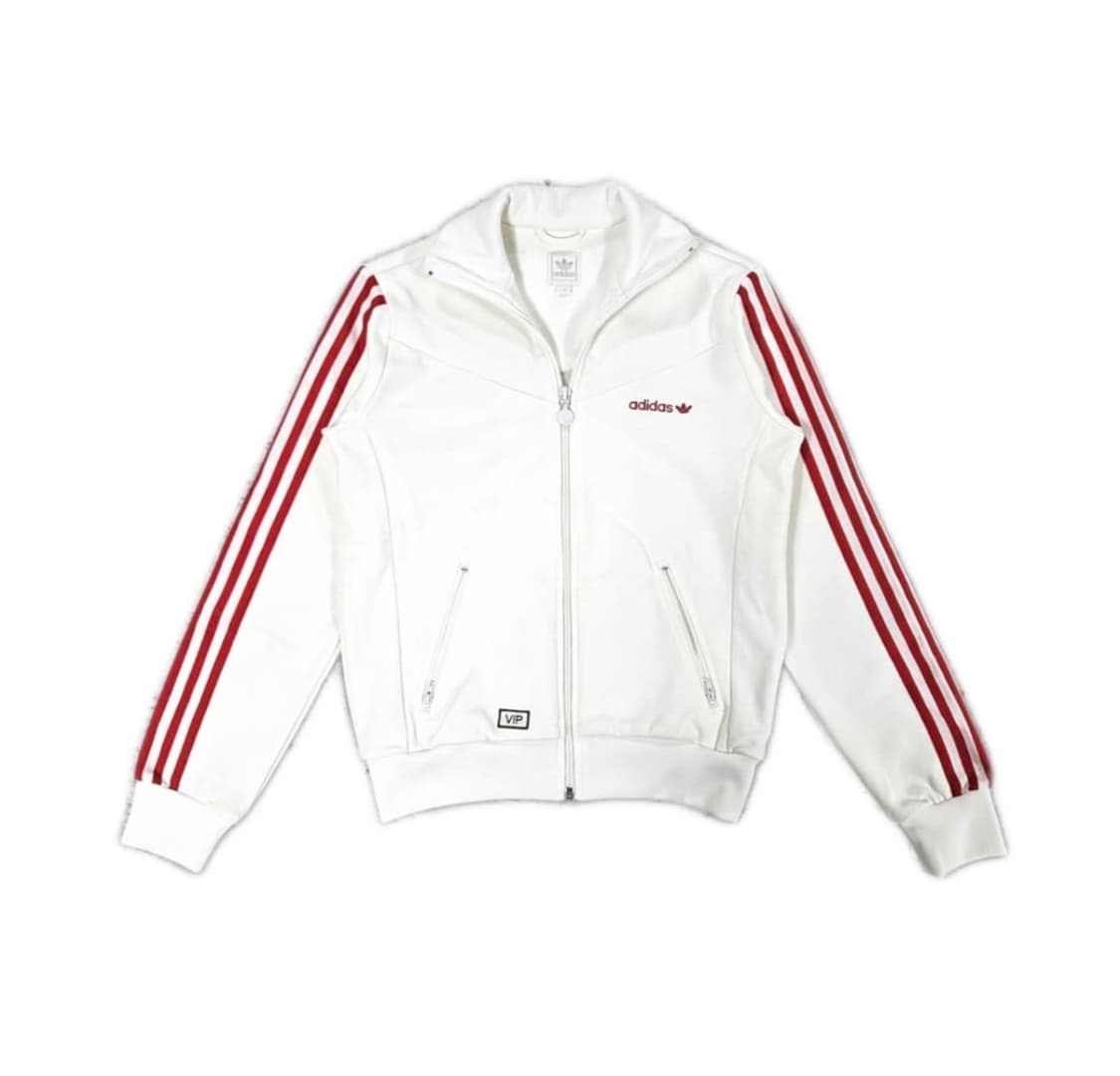 🔥희귀🔥00s 아디다스 화이트 레드 베켄바우어 트랙탑 져지🔥 상품이미지1