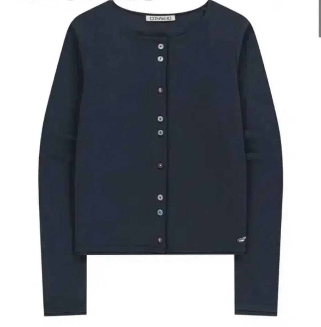 코이세이오 로우 엣지 가디건 네이비 상품이미지1