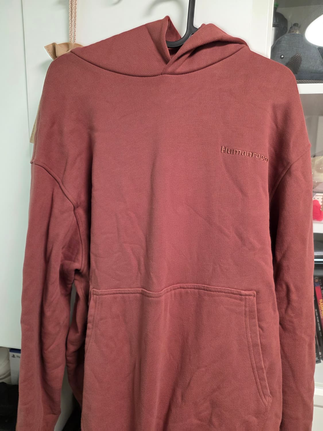 퍼렐 윌리엄스 아디다스 콜라보 휴먼레이스 후드 셋업 상의L 하의M 상품이미지4