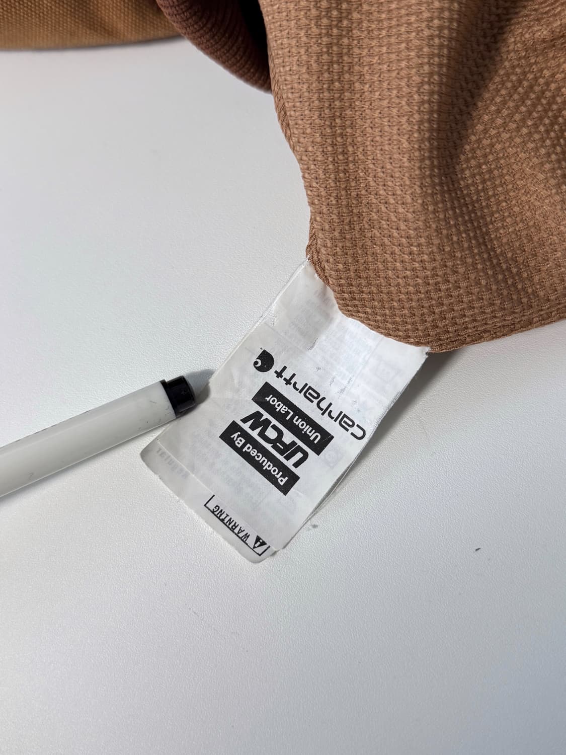 칼하트 usa 90's 루즈핏 브라운 덕 액티브 후드 자켓  상품이미지6