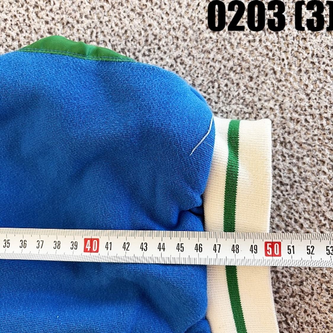 [145] 로아앤제인 키즈 리치리치 배색 나그랑 블루종 점퍼 상품이미지10