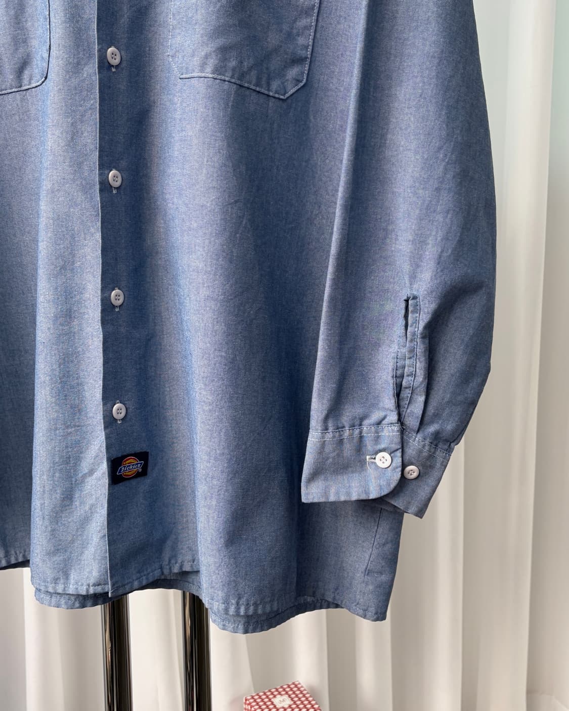 [XL]디키즈 USA 90s 샴브레이 워크 셔츠 상품이미지6