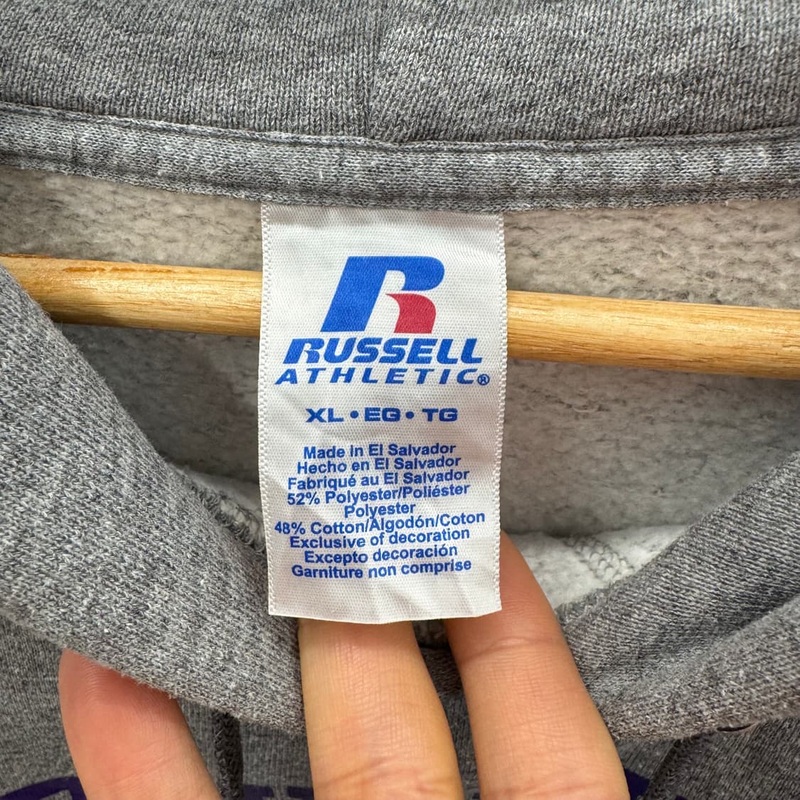 러셀 빈티지 스웻 후드티 (XL)   상품이미지5