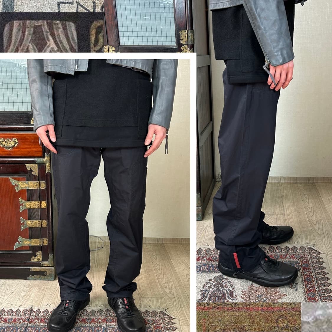 00s 프라다 스포츠 코튼 테크니컬 팬츠 상품이미지1