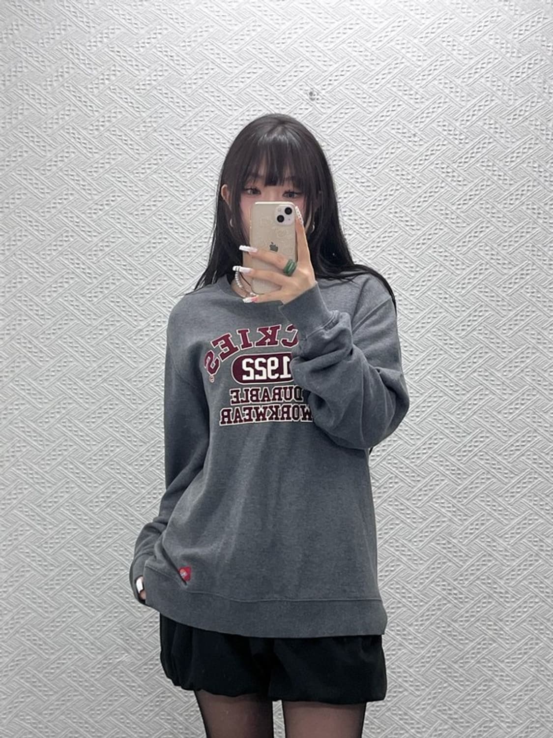 디키즈 올드스쿨 레트로 빈티지 레터링 맨투맨 XL C10746 상품이미지2