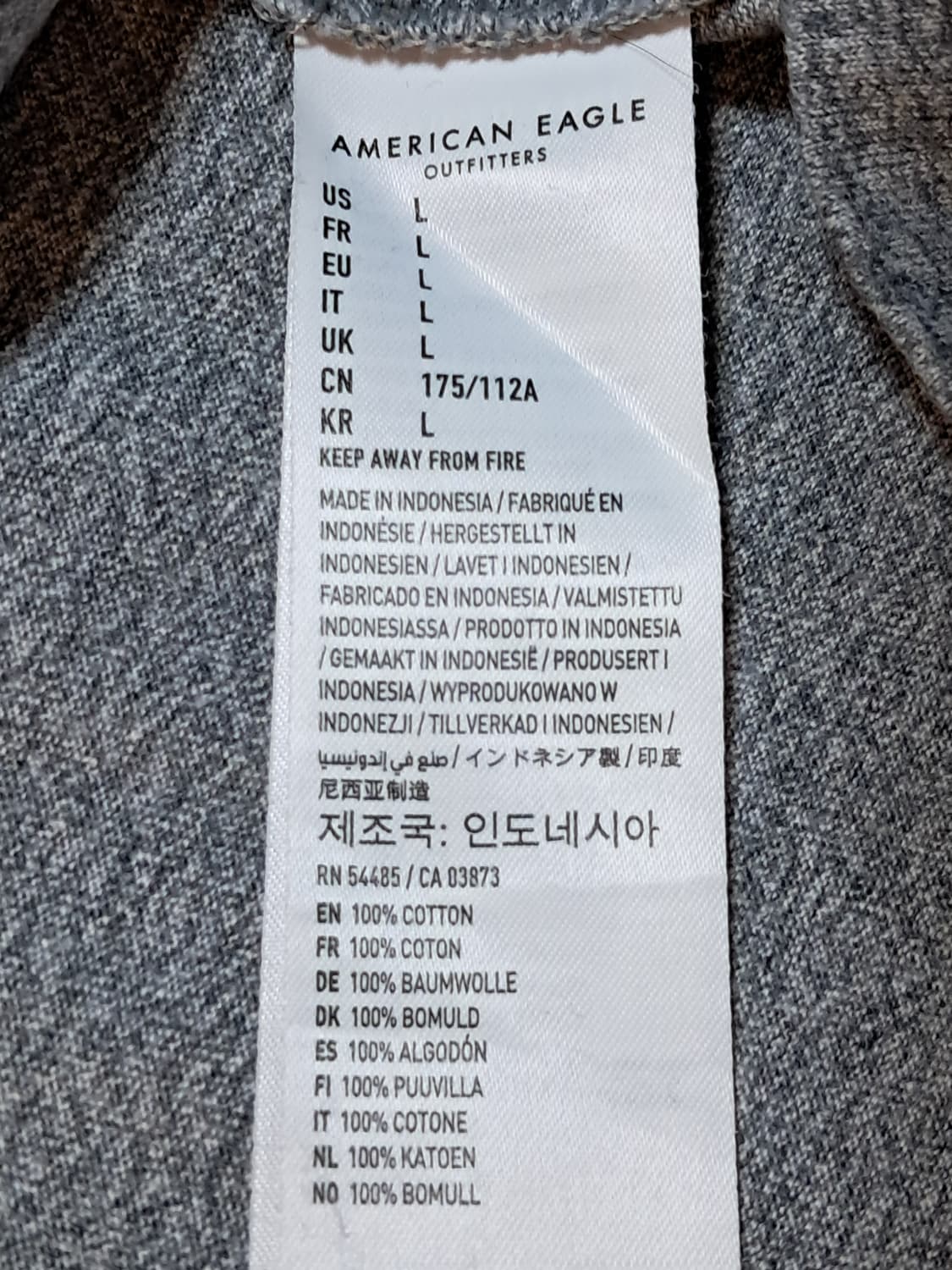 아메리칸이글 코튼 반팔티 L 상품이미지9