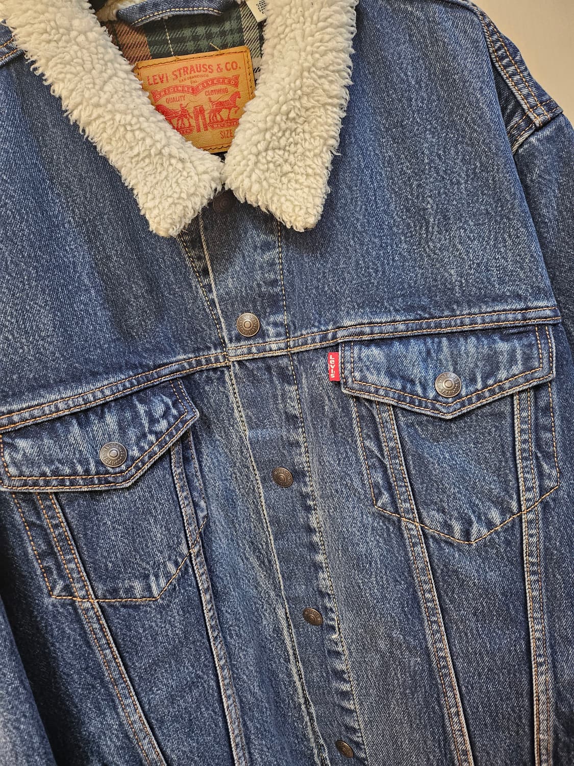 리바이스 라이닝 트러커 자켓 XL 상품이미지3