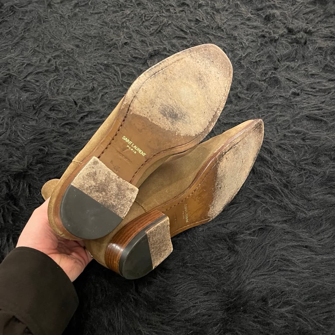 생로랑 와이어트 스웨이드 첼시부츠 상품이미지4