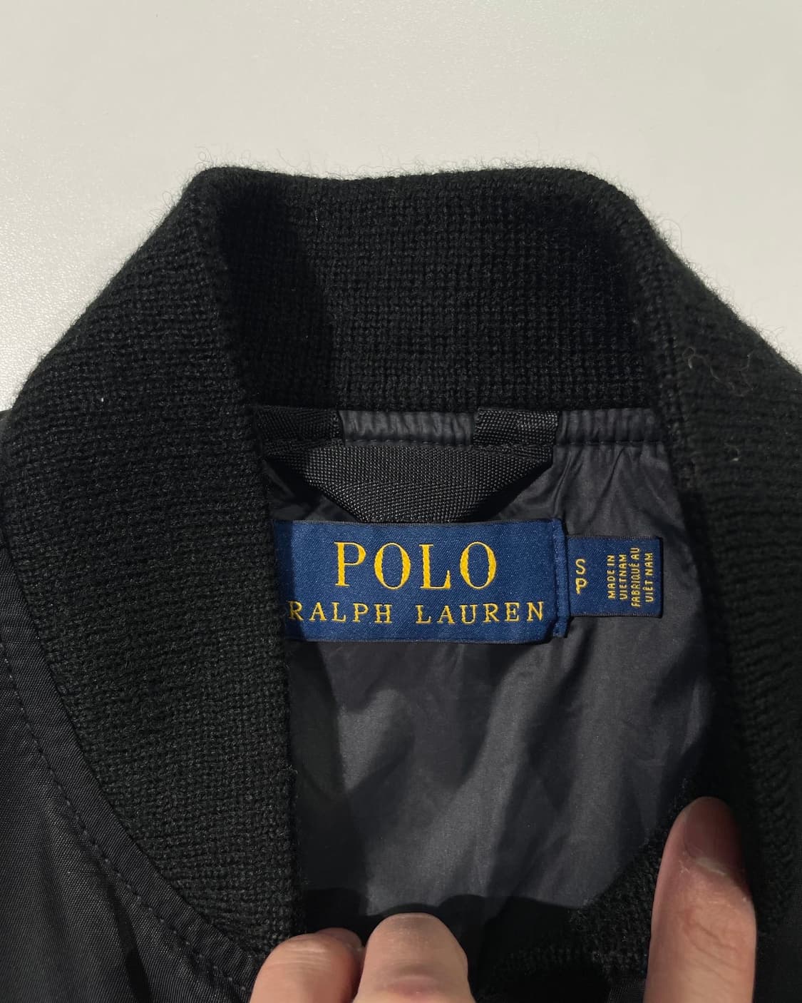 폴로 랄프로렌 블랙 ma-1 나일론 봄버 자켓 상품이미지7