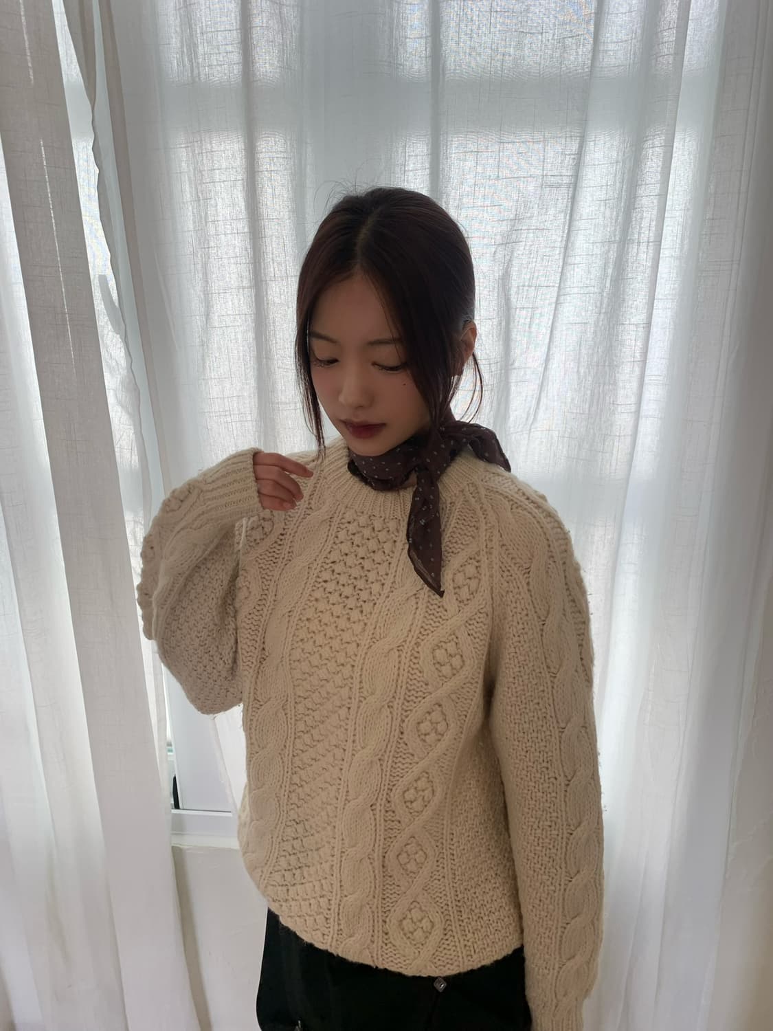 S.O.O Mint Choco Scarf 상품이미지4