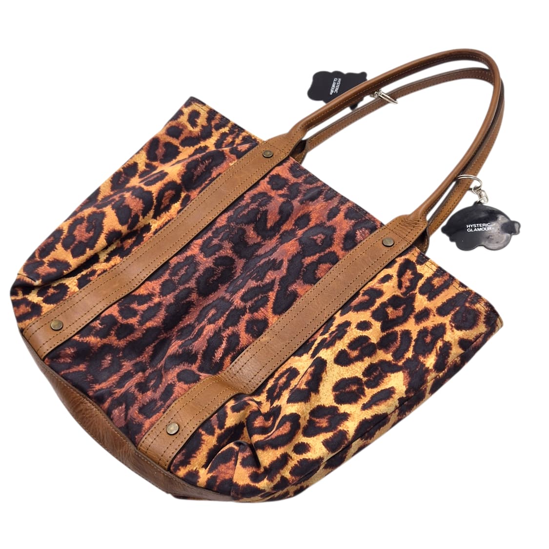 04s 히스테릭글래머 호피 레더 쇼퍼백+키링 세트 상품이미지5