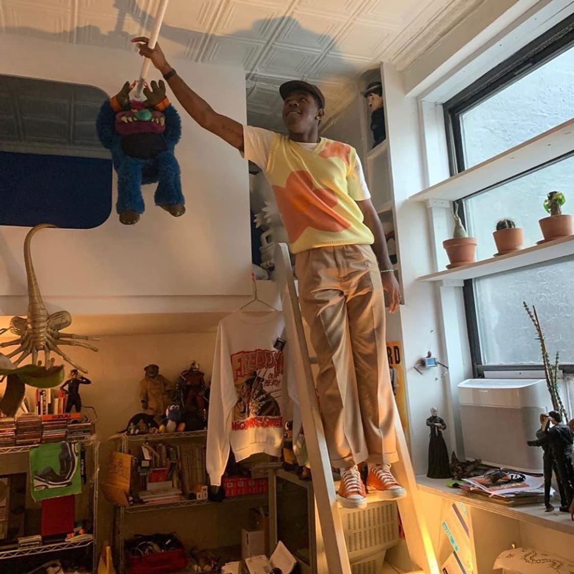 골프 르플레르 플라워 니트 베스트 상품이미지1