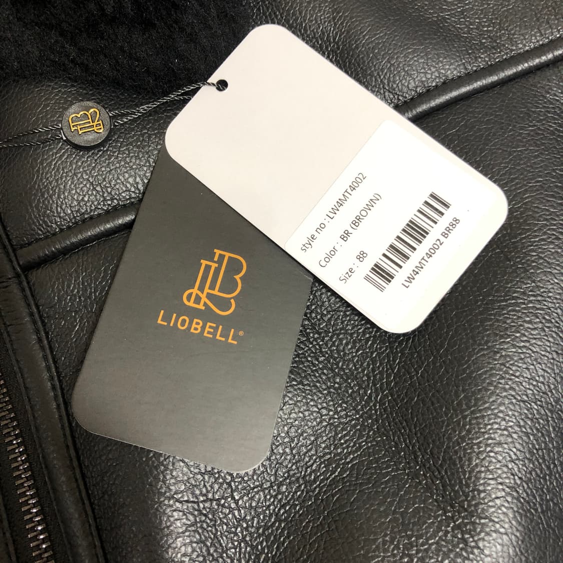 새상품 리오벨 무스탕 양털 자켓 88 상품이미지2