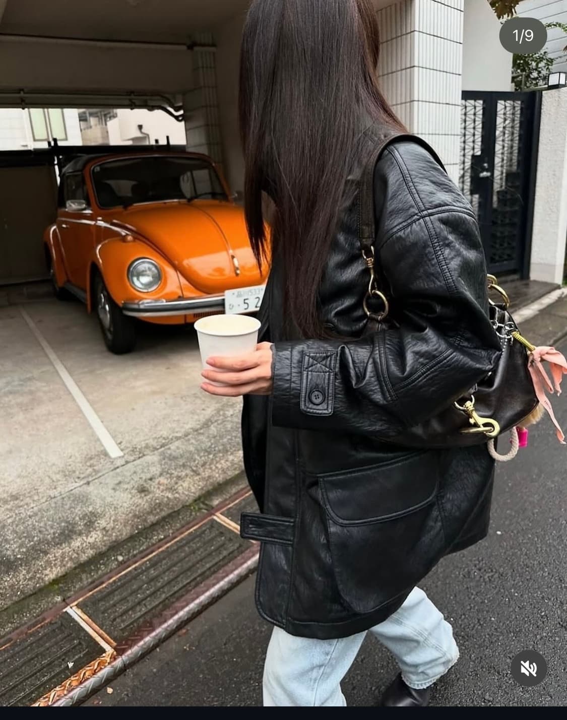 더베를린 레더 퍼 하프 코트 상품이미지6