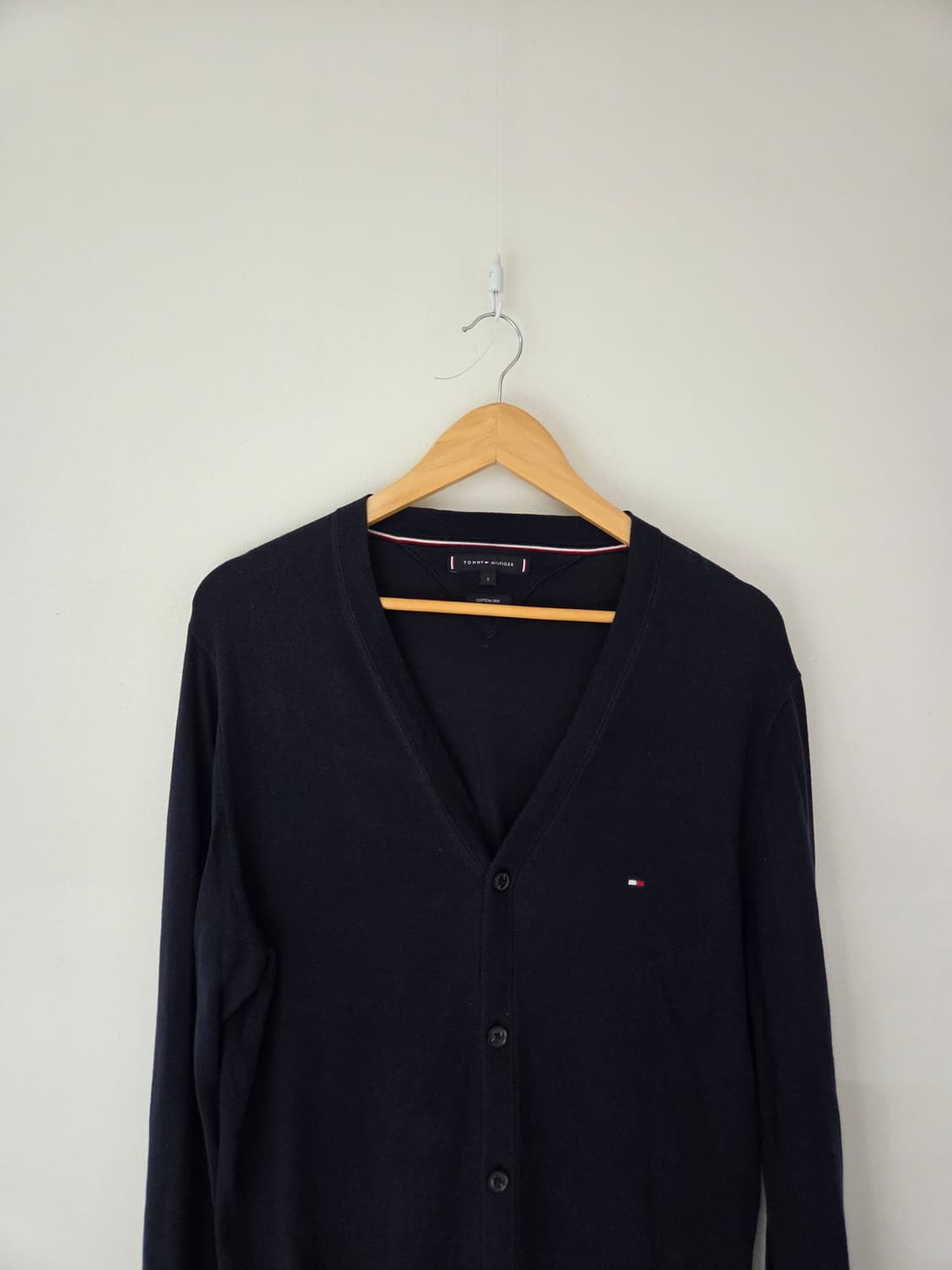 타미힐피거 진네이비 코튼실크 가디건(100사이즈) 상품이미지1