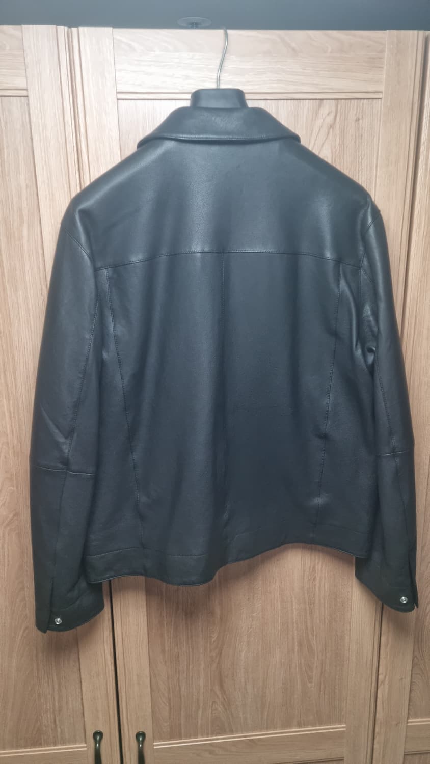 마시모두띠 포켓 디테일 나파 가죽 자켓 상품이미지2