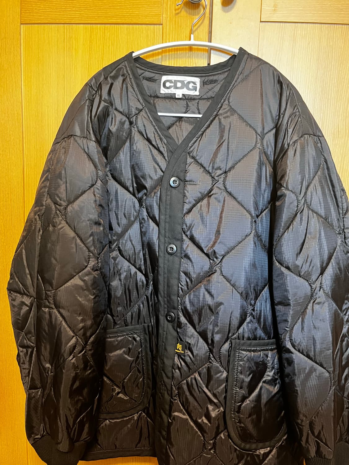 CDG x 알파 인더스트리 라이너 자켓 블랙  XL 상품이미지3