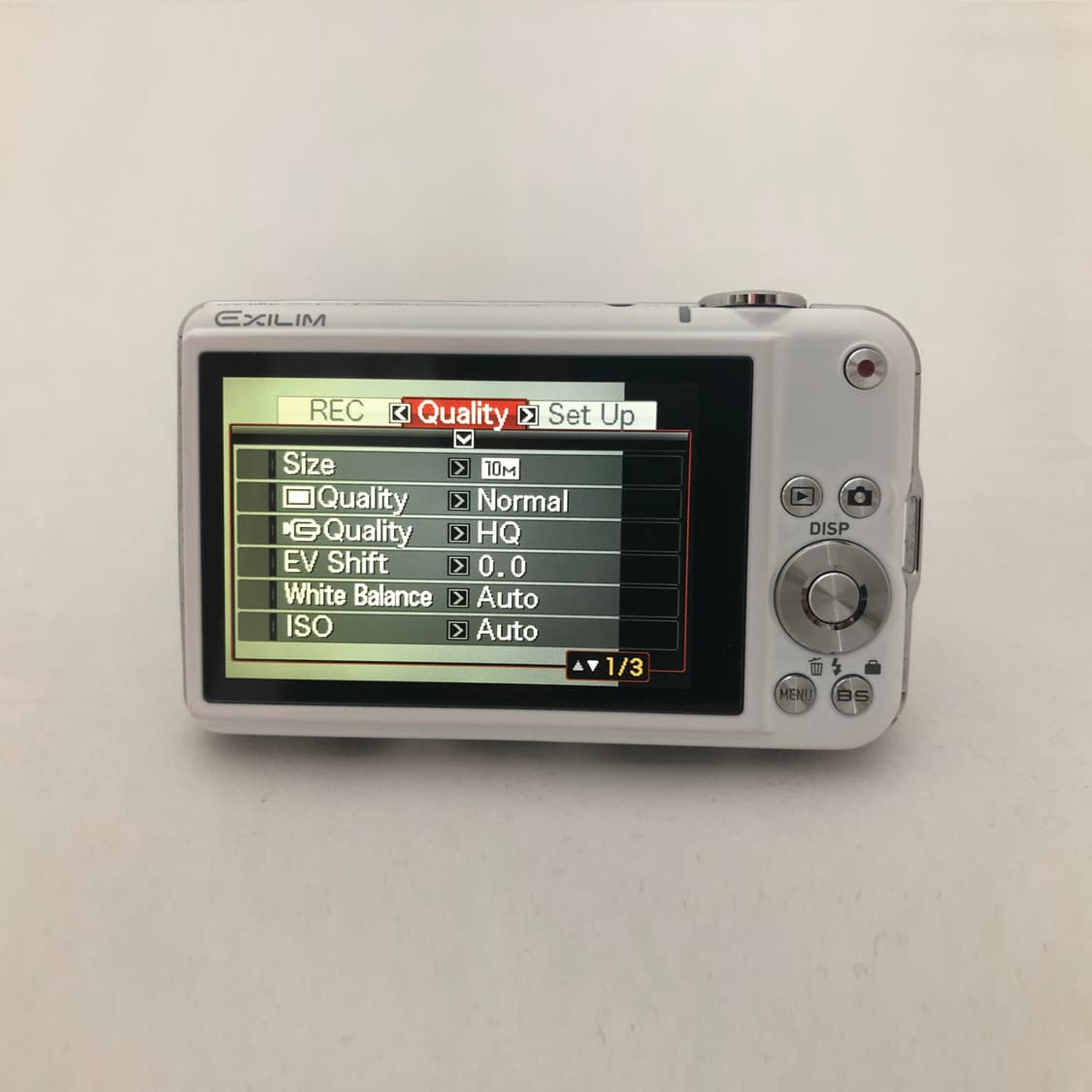 카시오 엑슬림 EX-S10 빈티지 디카 카메라 화이트 상품이미지7