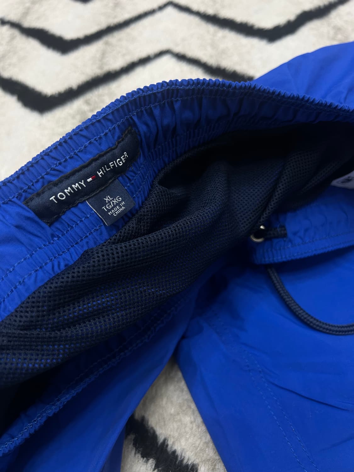[XL]타미힐피거 우븐 반바지/블루 상품이미지4