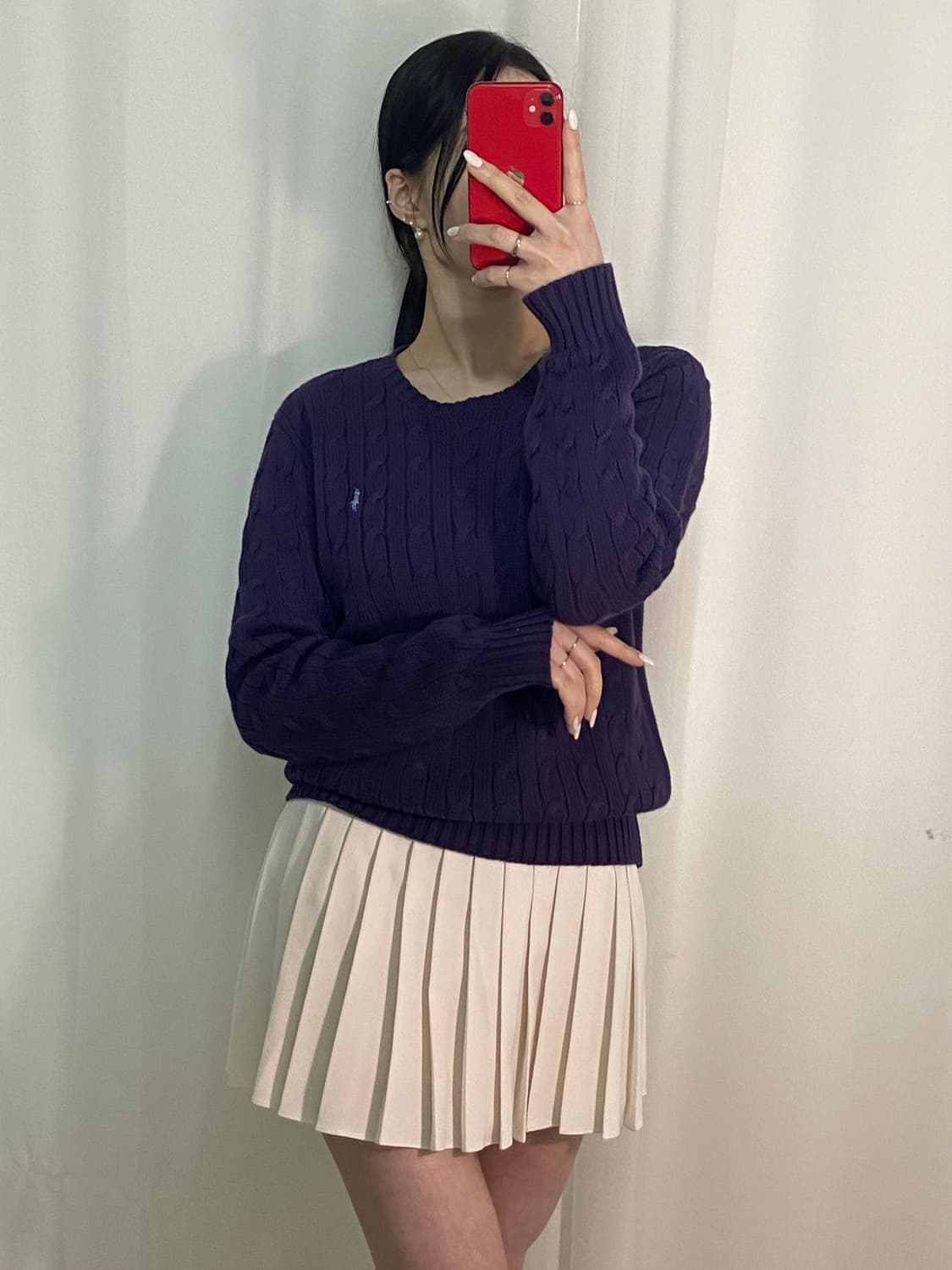 폴로 포니 꽈배기 니트 상품이미지3