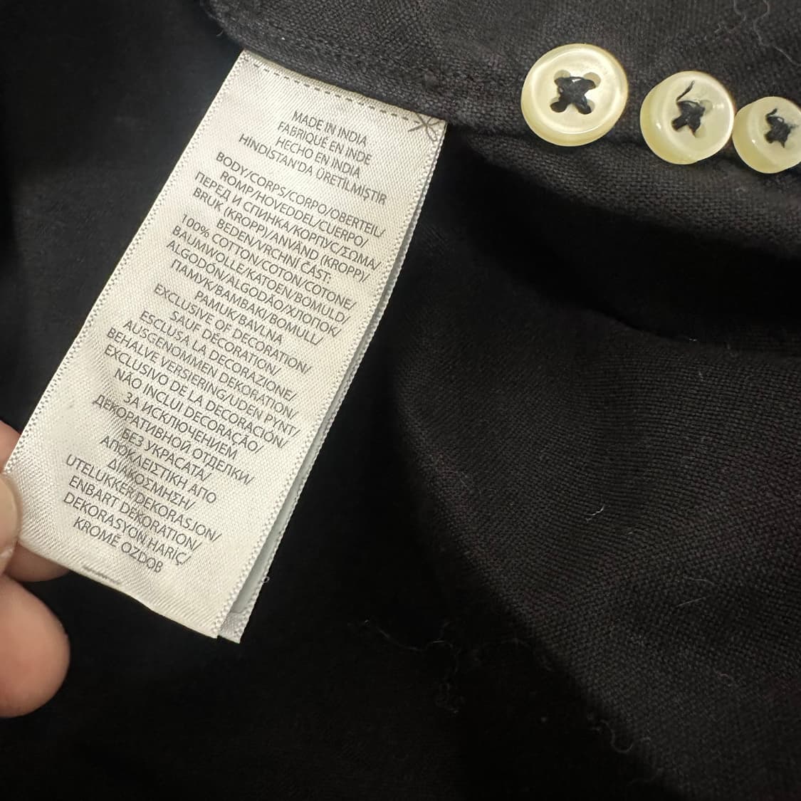 POLO 폴로 랄프로렌 신상 블랙 셔츠 남방 L 상품이미지9