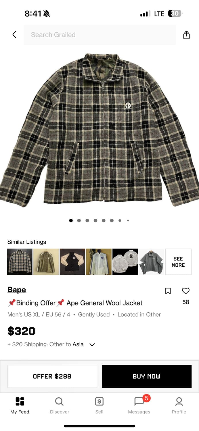 90s ape general archive jacket 상품이미지7