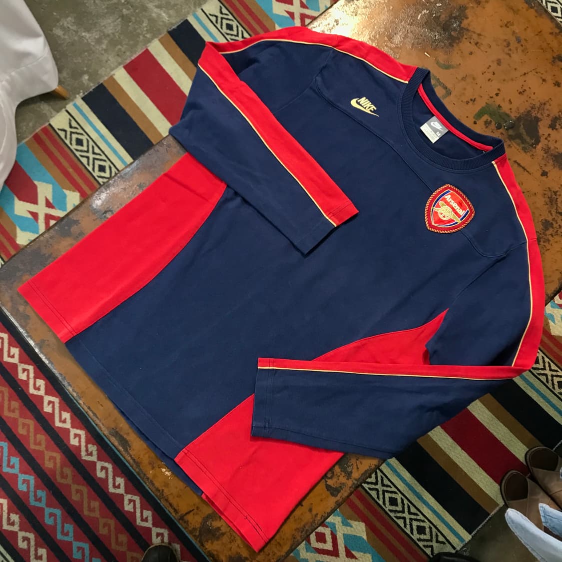 나이키 아스날 롱슬리브 긴팔티 남성 102 105 여성 프리사이즈 상품이미지2