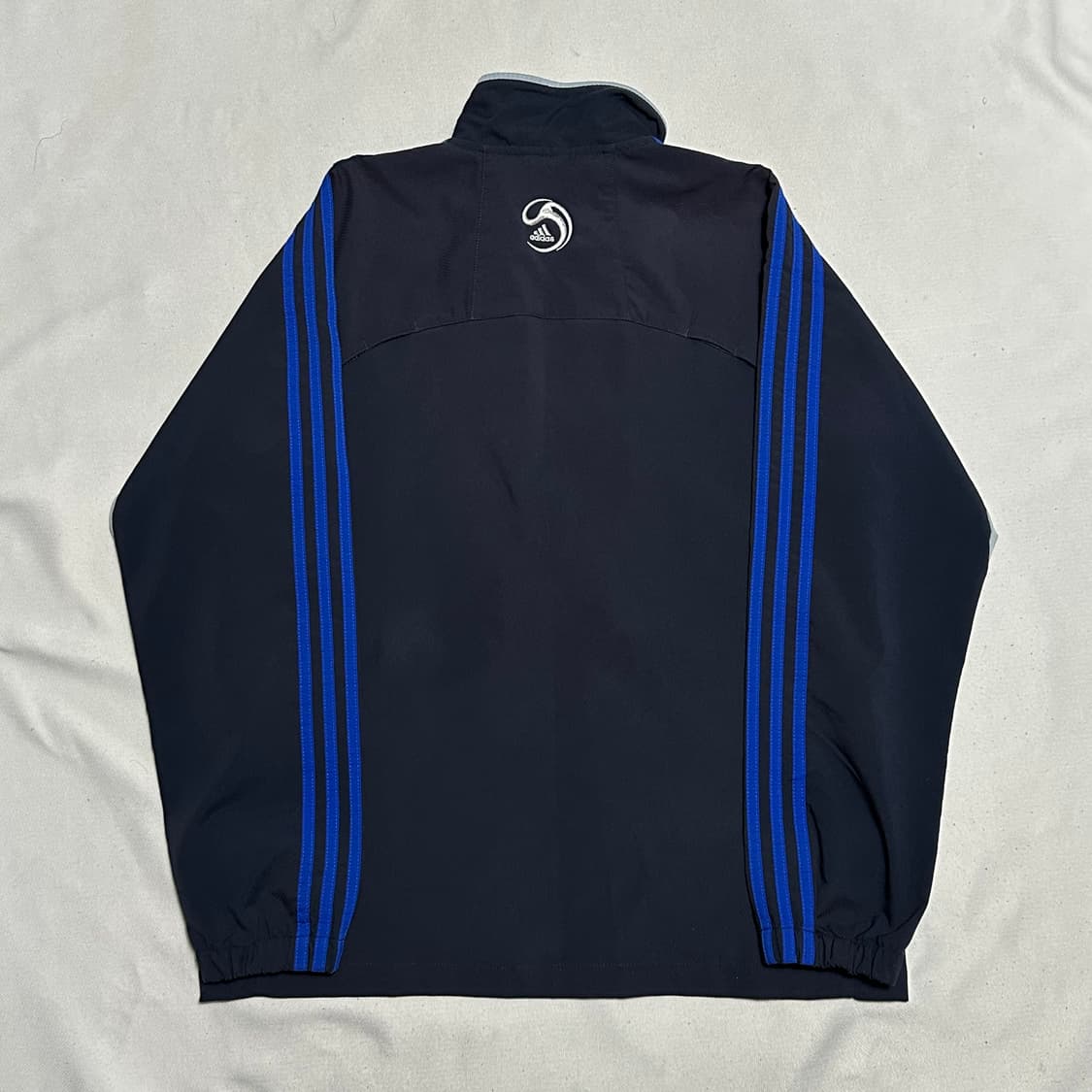 95 아디다스 바이에른 뮌헨 블루 삼선 네이비 바람막이 상품이미지3