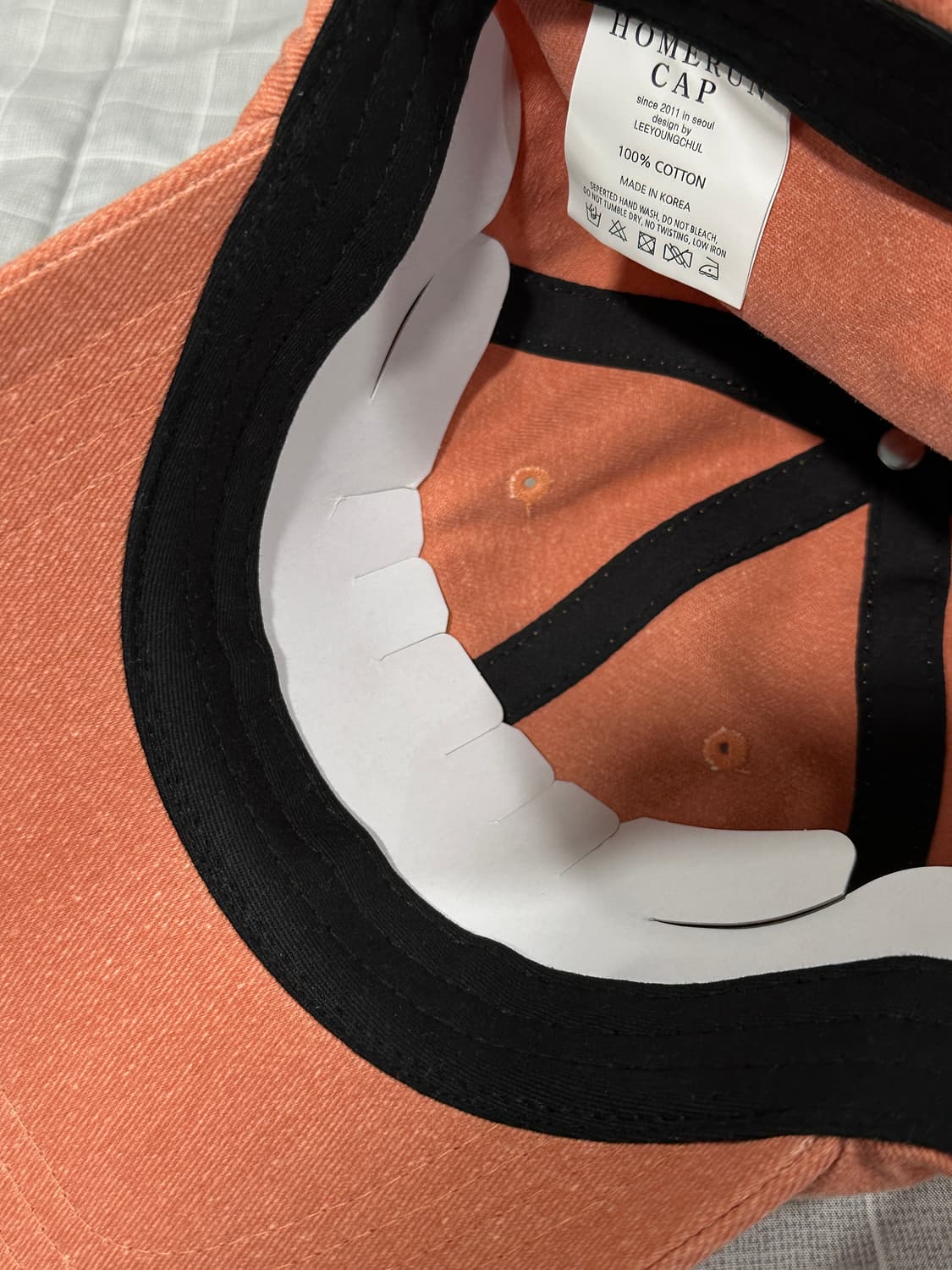 HOMERUN CAP 캘리포니아 볼캡 오렌지 상품이미지2