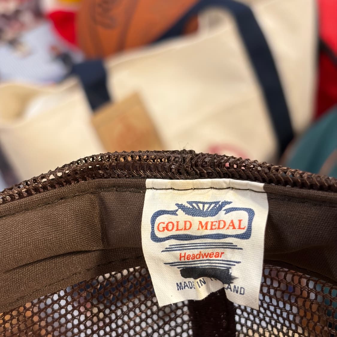 90s USA 빈티지 트러커 매쉬 볼캡 모자  상품이미지8