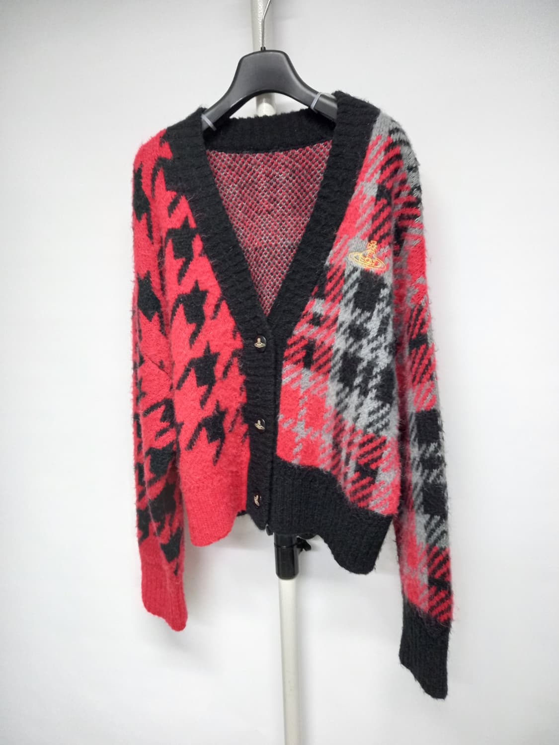 비비안웨스트우드 춘추동 울 루즈박시핏 가디건 S 55-77 상품이미지3