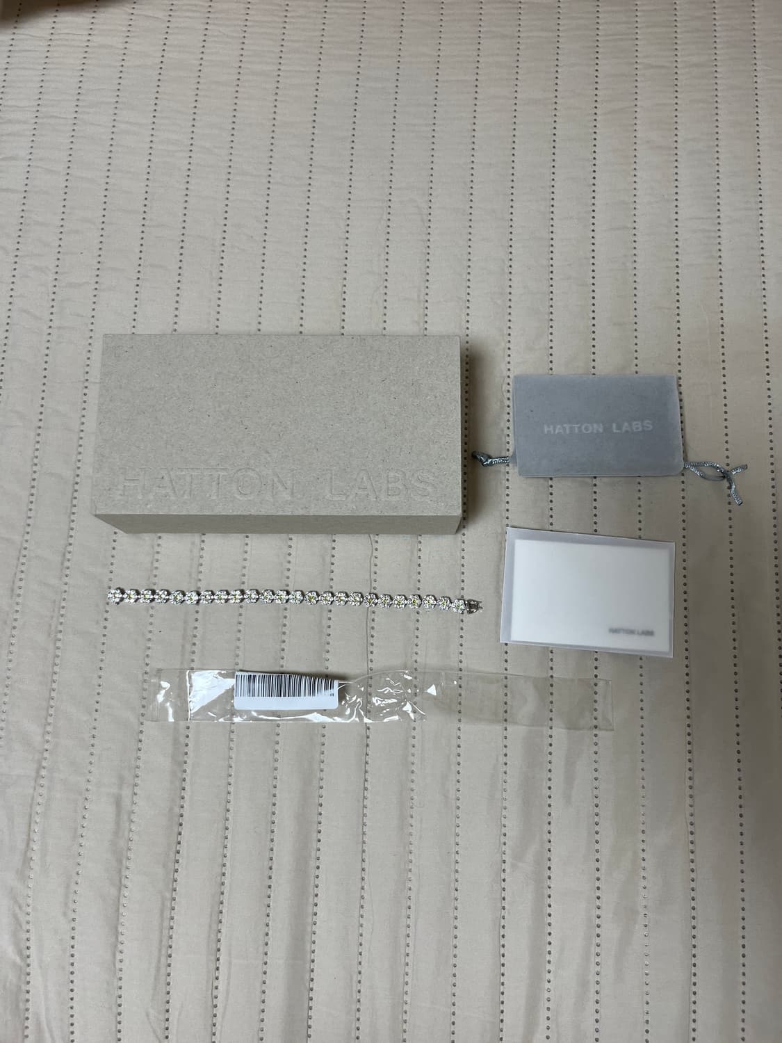 Hatton labs 해튼 랩스 데이지 체인 크리스탈 테니스 팔찌 상품이미지4