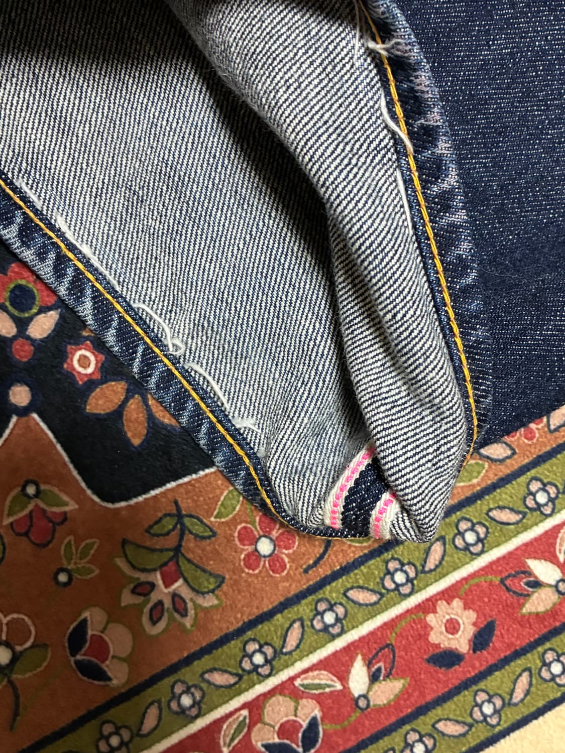 에비수 야마네 셀비지 데님 33 x 35 상품이미지4