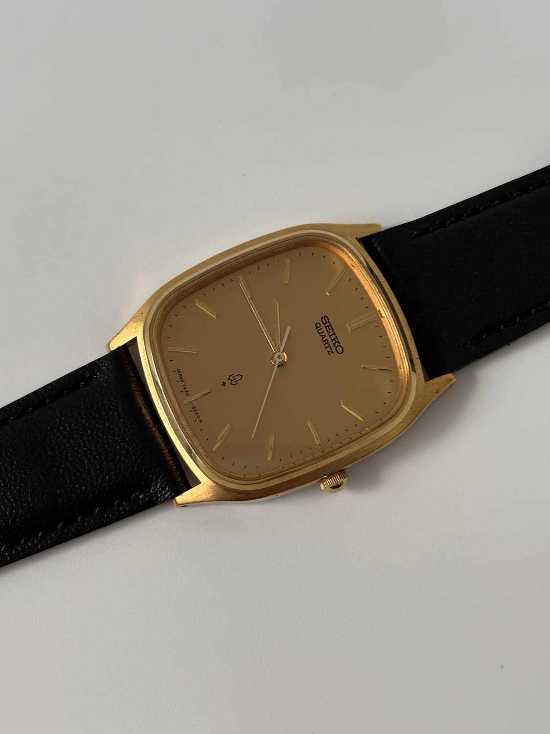 세이코 1980년대 Chariot 골드 탱크 쿼츠 남성 상품이미지4